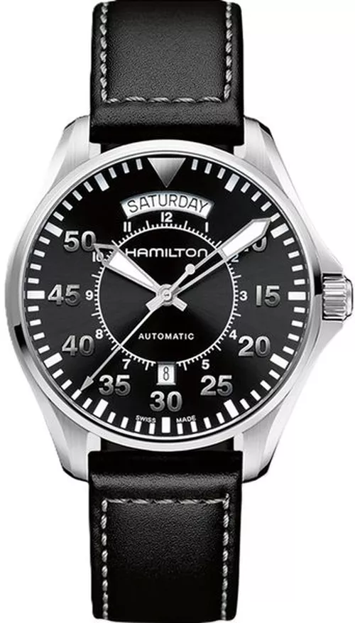 Hamilton Khaki Aviation Pilot Day Date Auto H64615735