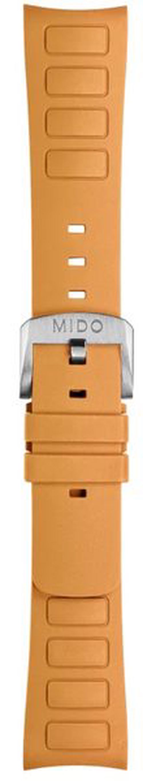 Řemínek Mido M603018730 oranžový k modelům Mido Multifort TV Big Date