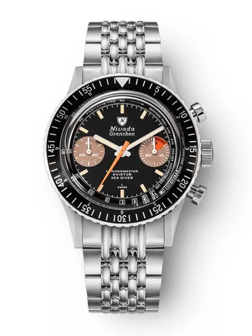 Nivada Grenchen Chronomaster Orange Boy Manual