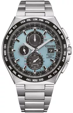 Citizen Worldtime Radio Controlled Super Titanium AT8238-84M